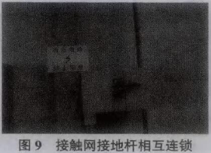 圖9為基礎網接地桿相互連鎖