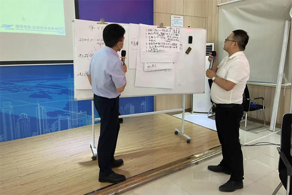 賽為安全為中建三局西北公司進行安全領導力培訓