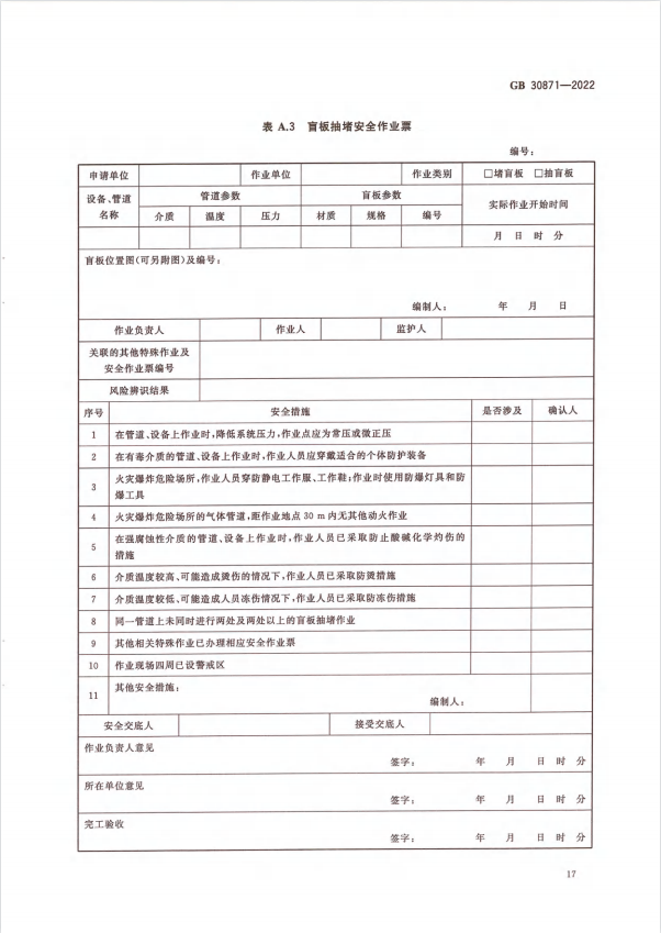 化學品安全生產